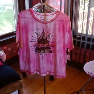 Pink Floyd cropped tee